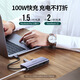 Green Network Typ-C Docking Station USB-C an HDMI/VGA/DP-Konverter Thunderbolt 4 Docking Station Thunderbolt 3 Splitter Hub für MacBook Laptop iPad Tablet SD+HDMI+VGA+Gigabit+Audio 15601