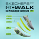 Skechers Shoes para hombres para verano Mesh Flash Wear Sporty Casual Shoes Ligerae un pie Blk Black 42