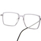 Lindberg Lindberg Gläser Rahmen Männer reines Titan LIN6630 Quadratrahmenplatte 6637 Myopia Gläses Rahmen Frauen 6639 6637 Graumontiert Silber/07p10 Größe 54-150