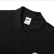 Nike (NIKE) official T-shirt for men, new spring and summer running sports casual wear breathable fast drying short-sleeved lapel polo shirt for men, FN3895-010/Full cotton skin-friendly/black/strongly recommended 2XL 185 (recommended 150-170Jin [Jin equals 0.5 kg])
