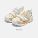 Kenopo Shoes Baby Baby 8-18 meses Sandalias para hombres y mujeres de verano Niños transpirables zapatos delanteros GB2193 Brown