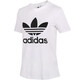 阿迪达斯 （adidas）三叶草短袖T恤女装2025夏季新款运动跑步训练休闲舒适圆领上衣套 CV9889白色 S