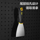 Deli stainless steel putty knife cleaning scraper blade plastering putty knife glue removal artifact glass glue scraper wall scraper blade