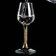 GOERGO crystal glass tall gold foil white wine glass, one cup, one or two glasses, tall glass holder set, gold foil tall white wine glass 50ML*1 piece