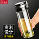 希诺单层玻璃杯带提环水杯大容量户外杯子便携泡茶杯 695ML 提环杯9076