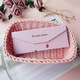 
Tingbai folding triangle glasses box for male and female students Korean fresh and cute creative and personalized portable sunglasses box Folded style-flamingo on white background glasses cloth