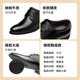 Aokang leather shoes men's British style autumn men's lace-up business formal shoes men's low-top shoes black size 41