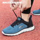 
SKECHERS men's lightweight running shoes breathable and comfortable 2024 summer light running shoes men's sports shoes blue/black -698 40 /7.5/255mm