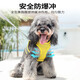KimPets dog leash, dog leash, small dog vest type harness, puppy walking chain, puppy pet supplies, ice peach powder - high reflective breathable harness L-recommended 16-22Jin Jin equal to 0.5kg adjustable harness 48-58cm