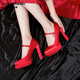 
James Kevin brand main wedding artifact wedding shoes for women 2024 new wedding bride shoes waterproof platform high heels thick sole thick heel 757 champagne color heel upgrade (11cm) 35 225mm