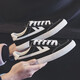 Huili men's shoes thin canvas shoes men's spring new trendy versatile casual sneakers low top breathable student shoes black 42