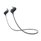 Sony (SONY)-16795 Neck-mounted Bluetooth headset Wireless sports headset headset IPX4 splash-proof heavy bass black bass black