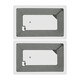 
Vision NFC high-frequency library electronic tag RFID self-adhesive HF radio frequency anti-counterfeiting traceability tag 15693 protocol electronic tag High-frequency book tag [86*54mm] 100 photos