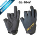 SHIMANO Fishing Gloves GL-104V with 5 fingers exposed GL-105V with 3 fingers exposed Red L (3 fingers exposed) L