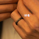 BJYL ring men's single ring retro style closed student index finger ring niche high-end birthday gift for boyfriend