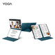 
Lenovo laptop YOGA Book 9i thin and light laptop 13.3-inch dual-screen flip book ES11A i7-1355U 16G 1T 2.8K OLED touch screen Keyboard Pen Stand Fog Sea Blue