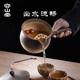 容山堂围炉煮茶壶罐罐茶煮茶器烤奶壶户外电陶炉煮茶壶奶茶壶陶罐 特大号内釉煮茶器-一粒珠 1050ml