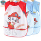 汪汪队立大功（PAW PATROL）儿童罩衣防水画画衣围裙吃饭围兜无袖幼儿园反穿衣A1173蓝色 M