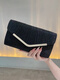 Kuqidishu enveloppe de mode sac femmes 2024 Nouvelle température dîner robe craquier maman mariage cheongsam sac femmes triangle or bord noir