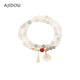 Ajidou Ajidou pulsera Regalo de cumpleaños para novia y esposa Joyería de joyería de moda simple