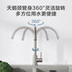 苏泊尔（SUPOR） 厨房水龙头冷热304不锈钢抽拉式出水洗菜洗碗盆可旋转水槽龙头 (本色)双功能冷热龙头 304不锈钢