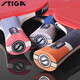 Stiga table tennis racket 6 stars professional Carbon Stiga finished product shoot beginners horizontal shot straight shot single shot six stars horizontal shot / long handle [professional fast attack]