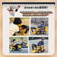 LIVING STONES children's electric car excavator can sit on, adults can dig soil, car can be driven by 2-9 years old, remote control toy car for boys, fully electric, electric digging arm + music light + gift bag, large excavator, electric car for children aged 1-3 years old