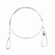 Stage light hook safety rope lighting accessories safety rope rubber-coated stainless steel safety chain steel wire rope black safety rope small transparent rubber-coated 2.5mm*60cm