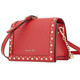 Michael Kors Mike Coles MK Frauenbeutel Cowide Nieten einzelner Schulter -Diagonal -Span -Tasche 32S0GJ6C7T Chinese Valentinstag Red 683