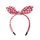 Korean children's hairband little girl playful and cute rabbit ears hairpin headband baby hair accessories girls hairpin headdress 6# wine red rabbit ears hairband