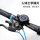 TEAEGG mountain bike bell skateboard road bicycle horn children's bicycle bell super loud universal balance car decorative accessories black