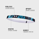 安德玛（Under Armour）发带运动头带吸导汗带发箍运动篮球跑步健身男女止汗带擦汗束发带 升级止汗带3条装