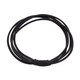 Anzhishang hair rope high elastic pigtails for boys, rubber bands for tying hair, durable black hair ring leather set for women, 4 in 1 black (10 pieces)