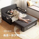 Tanhui -Sofa Bett integrierter Dual -Gebrauch 2025 Neues Klappbett Nickerchen Einzelbett Haushalt Mietzimmer Doppel einfaches Bett [0,8 m Aufbewahrung] + 7 cm. Schwamm