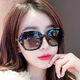 Mijilin 2022 new new style sunglasses for women high-definition anti-blue light sunglasses women's sunglasses driving sun protection round face long face internet celebrity black upgraded model high-definition anti-blue light