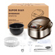 SUPOR (SUPOR) rice cooker rice cooker, micro-pressure household 5L large capacity, rice cooker, household multi-functional, ball kettle, firewood rice intelligent reservation [ball kettle inner liner] SF50FC733 5L
