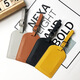 Shaporon Travel Bordpass Gepäckschild Check-in Schild Reisenschild Koffer Dekoration Anhänger Business Label [ein Pack] Brown