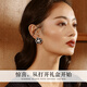 Dairuo no pierced ear clips for women, high-end one-week set earrings, simple earrings, exquisite earrings, practical birthday gifts for girlfriends