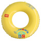 HengTravler Schwimmring für Erwachsene und Kinder, Outdoor-Wasserspielzeug, schwimmendes Eltern-Kind-verdicktes PVC, aufblasbar, ABC-gelber Schwimmring 100# für Erwachsene (geeignet für dicke Menschen), mit Griff, größer und dicker