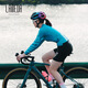 Lampada's New Sommer Damen -Radfahreranzug Fahrrad Langarm trendy Festfahrrad -Fahrradanzug Top Rococo Green XL