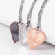 
Manle Musical Instrument Guitar Necklace Pick Metal Folk Alk Guitar Piano Shafts Ukulele Electric Guitar Universal Gift Pendant Gem Necklace Pick-Pink Crystal Storage Box