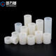 Guwanji ABS padded column nylon casing support column isolation column plastic insulated column hollow pad column straight-through column spacer column 5*3.2*5 100 pieces