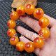 Erli Hongyuxuan Imitation Beeswax Ball Bracelet Chicken Fat Yellow Beeswax Good Luck Bracelet Old Beeswax Bracelet Jewelry Bracelet 18mm Ball Bead Bracelet