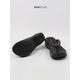 CUGGCK Japanese heel thick-soled flip flops for women in summer wear 2025 new fashionable non-slip simple foot-clip beach sandals 5012 black high-heel thick-soled flip flops 39/40