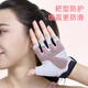 Made in JD.com, all-round women's fitness gloves, sports pull-ups, horizontal bars, cycling, non-slip, half-finger, pink and gray S-code
