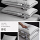 Lady Laura, un núcleo de almohada de algodón completo, almohada baja, almohada media, almohada alta, almohada de hotel, dormitorio no deformado, protección de cuello súper suave, almohada alta, pesa unos 1050 gramos, un par de ropa