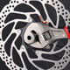 LeBycle inner-locking, middle-locking disc sleeve tool, inner-locking disc, disc brake pad installation and removal sleeve, brake disc tool, dedicated for mountain road bicycle repair and maintenance