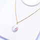 OLIVEIRA Freshwater Baroque Pearl Colorful Pendant 2833