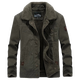 JEEP SPIRIT Cotton Velvet Jacket Men's Winter Lamb Velvet Cotton Clothes Men's Work Jacket Jacket Army Green 3166-Autumn and Winter Plus Velvet 3XL