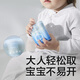 babycare婴儿棉签棉棒耳孔清洁肚脐清洁儿童耳勺棒螺旋头+耳勺头200支/盒